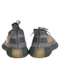 Yeezy x Adidas Grey/Beige Knit Boost 350 V2 Israfil Sneakers Size 48
