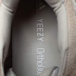 Pre Owned Yeezy x Adidas Off White Mesh and Suede 500 Blush Sneakers Size 48