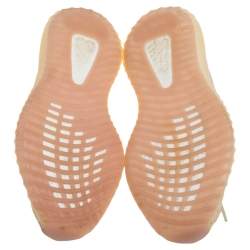 Pre Owned حذاء رياضي ييزي x أديداس بوست 350 ڨي2 لينين قماش تريكو بيج مقاس 43.5 