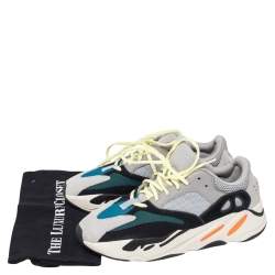 Yeezy x adidas Multicolor Mesh And Suede Boost 700 Wave Runner Sneakers 43.5
