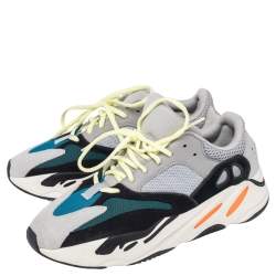 Yeezy x adidas Multicolor Mesh And Suede Boost 700 Wave Runner Sneakers 43.5
