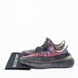 Pre Owned Yeezy x Adidas Multicolor Knit Fabric Boost 350 V2 Yecheil Sneakers Size 43 1/3