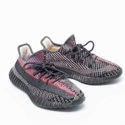 Pre Owned Yeezy x Adidas Multicolor Knit Fabric Boost 350 V2 Yecheil Sneakers Size 43 1/3