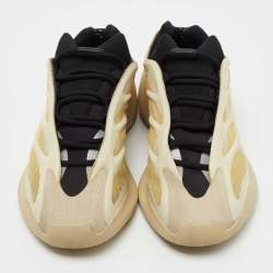 Pre Owned Yeezy x Adidas Multicolor Mesh and Rubber 700 V3 Safflower Sneakers Size 44 2/3