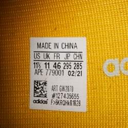 Yeezy x Adidas Black Mesh Boost 350 V2 Mono Cinder Sneakers Size 46
