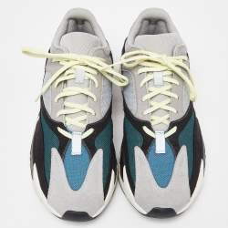 Yeezy x Adidas Tricolor Mesh, Leather and Suede Boost 700 Wave Runner Sneakers Size 46 2/3