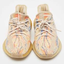 Yeezy x Adidas Multicolor Knit Fabric Boost 350 V2 Sneakers Size 42