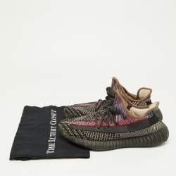 Yeezy x Adidas Multicolor Knit Fabric Boost 350 V2 Yecheil (Non-Reflective) Sneakers Size 42 2/3