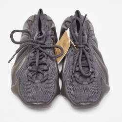 Pre Owned Yeezy x Adidas Black Knit Fabric 450 Utility Black Sneakers Size 36