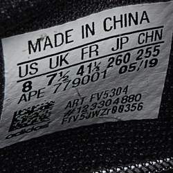 Pre Owned Yeezy x Adidas Black Mesh and Suede Boost 700 Utility Black Sneakers Size 41 1/3