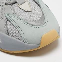 Pre Owned Yeezy x Adidas Grey/Blue Suede and Mesh Boost 700 V2 Inertia Sneakers Size 42 2/3