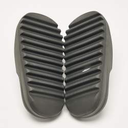Yeezy x Adidas Black Rubber Onyx Slides Size 44.5