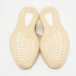 Pre Owned Yeezy x Adidas Multicolor Knit Fabric Boost 350 V2 MX Oat Sneakers 46 2/3