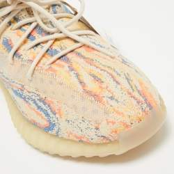 Pre Owned Yeezy x Adidas Multicolor Knit Fabric Boost 350 V2 MX Oat Sneakers 46 2/3