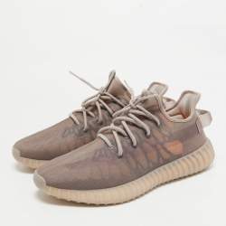 Pre Owned Yeezy x Adidas Mauve Purple Mesh Boost 350 V2 Mono Mist Sneakers 46 2/3