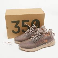 Pre Owned Yeezy x Adidas Mauve Purple Mesh Boost 350 V2 Mono Mist Sneakers 46 2/3