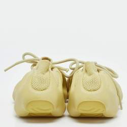 Pre Owned Yeezy x Adidas Green Knit Fabric Yeezy 450 Sulfur Sneakers Size 37 1/3