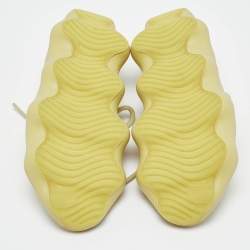 Pre Owned Yeezy x Adidas Green Knit Fabric Yeezy 450 Sulfur Sneakers Size 37 1/3