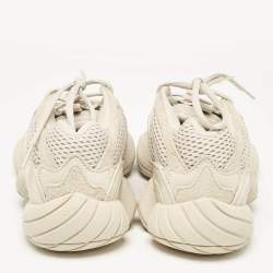 Yeezy x Adidas Cream Suede and Mesh 500 Blush Sneakers Size 38