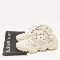 Yeezy x Adidas Cream Suede and Mesh 500 Blush Sneakers Size 38