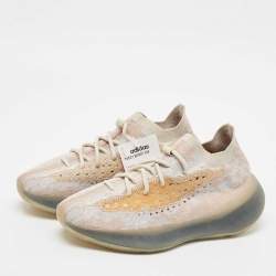 Pre Owned Yeezy x Adidas Multicolor Knit Fabric Boost 380 Pepper Sneakers Size 41 1/3