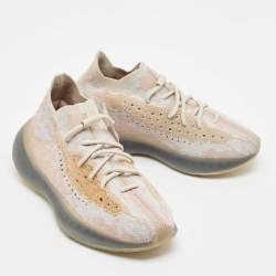 Pre Owned Yeezy x Adidas Multicolor Knit Fabric Boost 380 Pepper Sneakers Size 41 1/3