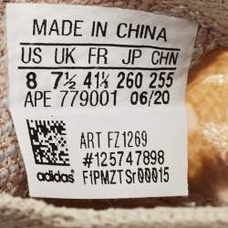 Pre Owned Yeezy x Adidas Multicolor Knit Fabric Boost 380 Pepper Sneakers Size 41 1/3