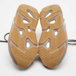 Pre Owned Yeezy x Adidas Multicolor Suede and Mesh Boost 700 Mauve Sneakers Size 46