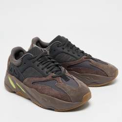 Yeezy x Adidas Multicolor Suede and Mesh Boost 700 Mauve Sneakers Size 41 1/3