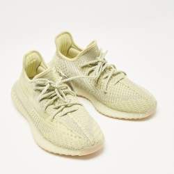 Yeezy x Adidas Yellow Knit Fabric Boost 350 V2 Antlia (Non-Reflective) Sneakers Size 42 2/3