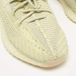Yeezy x Adidas Yellow Knit Fabric Boost 350 V2 Antlia (Non-Reflective) Sneakers Size 42 2/3