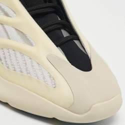 Yeezy x Adidas Cream/Black Rubber and Mesh 700 V3 Azael Sneakers Size 41 1/3