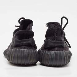 Yeezy x Adidas Black Knit Fabric Boost 350 V2 Onyx Sneakers Size 41 1/3