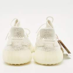 Yeezy x Adidas Off White Knit Fabric Boost 350 V2 Bone Sneakers Size 42 2/3