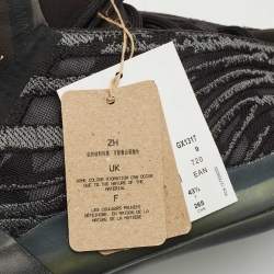 Yeezy x Adidas Black Mesh and Neoprene QNTM Onyx Sneakers Size 43 1/3
