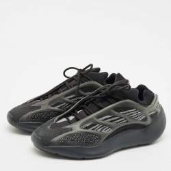 Yeezy x Adidas Black Knit Fabric 700 V3 Alvah Sneakers Size 44