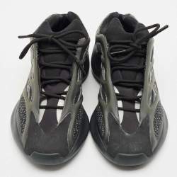 Yeezy x Adidas Black Knit Fabric 700 V3 Alvah Sneakers Size 44