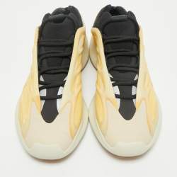 Yeezy x Adidas Tricolor Mesh and Rubber 700 V3 Mono Safflower Sneakers Size 45 1/3