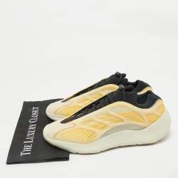 Yeezy x Adidas Tricolor Mesh and Rubber 700 V3 Mono Safflower Sneakers Size 45 1/3