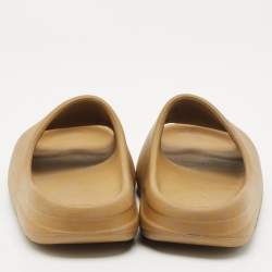 Yeezy x Adidas Brown Rubber Ochre Slides Size 42