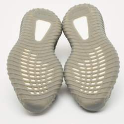 Pre Owned Yeezy x Adidas Grey Knit Fabric Boost 350 V2 Steel Grey Sneakers Size 42 2/3