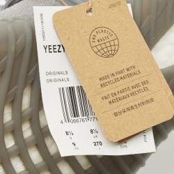 Pre Owned Yeezy x Adidas Grey Knit Fabric Boost 350 V2 Steel Grey Sneakers Size 42 2/3