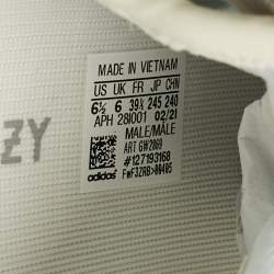 Pre Owned Yeezy x Adidas Blue Mesh Boost 350 V2 Mono Ice Sneakers Size 39 1/3