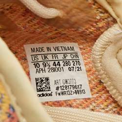 مملوكة مسبقًا Yeezy x Adidas Multicolor Knit Fabric Boost 350 V2 MX Oat Sneakers Size 44