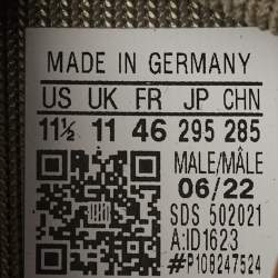 مملوكة مسبقًا Yeezy x Adidas 450 Stone Flax Size 46 Grey Knit Fabric Low Top Sneakers