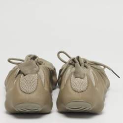 مملوكة مسبقًا Yeezy x Adidas 450 Stone Flax Size 46 Grey Knit Fabric Low Top Sneakers