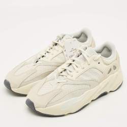 مملوكة مسبقًا Yeezy x Adidas Boost 700 Analog  Size 42 Cream Leather and Mesh Low Top Sneakers