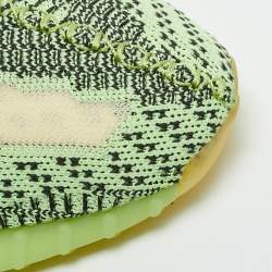 Pre Owned حذاء رياضي ييزي x أديداس بوست 350 ڤي2 ييزريل (غير عاكس) قماش محبوك أخضر مقاس 37 1/3