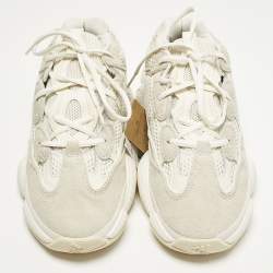 Pre Owned حذاء رياضي ييزي وأديداس 500 شبك وأمش موديل بون أبيض مقاس 42 2/3