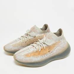 Pre Owned حذاء رياضي ييزي x أديداس بوست 380 بيبير قماش تريكو متعدد الألوان مقاس 44